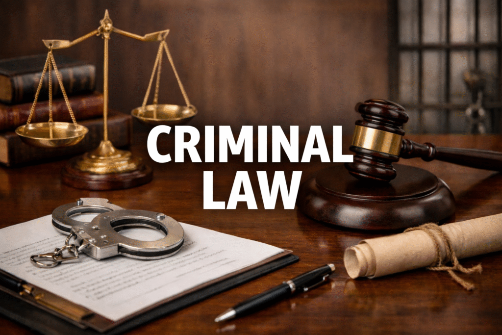 Criminal Law – Complete Guide to Legal System, Offences & Justice in India